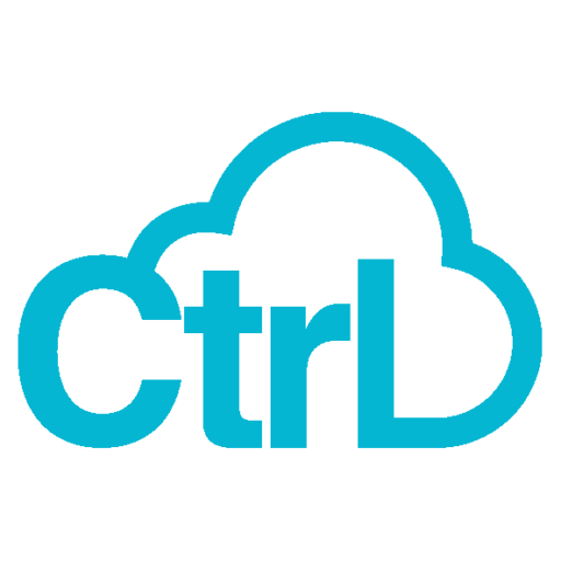 Favicon for CtrlCloud website, displaying CtrlCloud logo with a cloud in the center. Represents cloud service provider